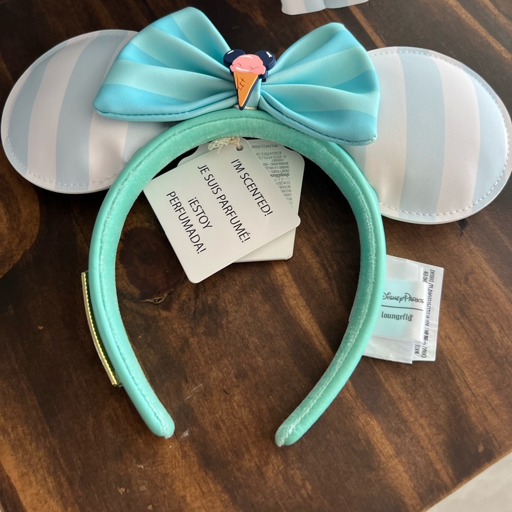 NWT Disney Beach club Resort Mickey Ears Scented in waffle cone. Ears Only
